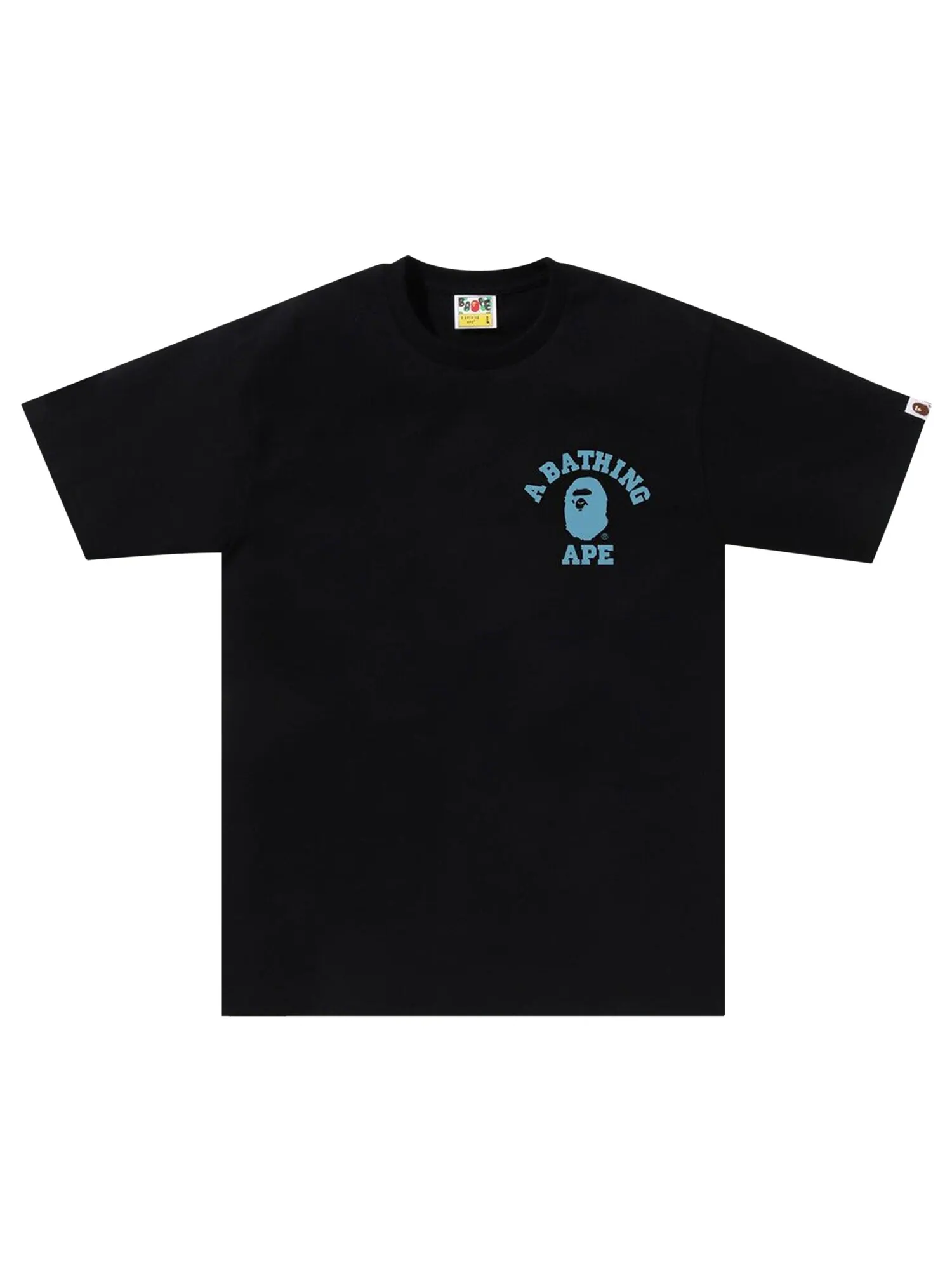 Футболка BAPE Honeycomb College ATS Черный/Синий