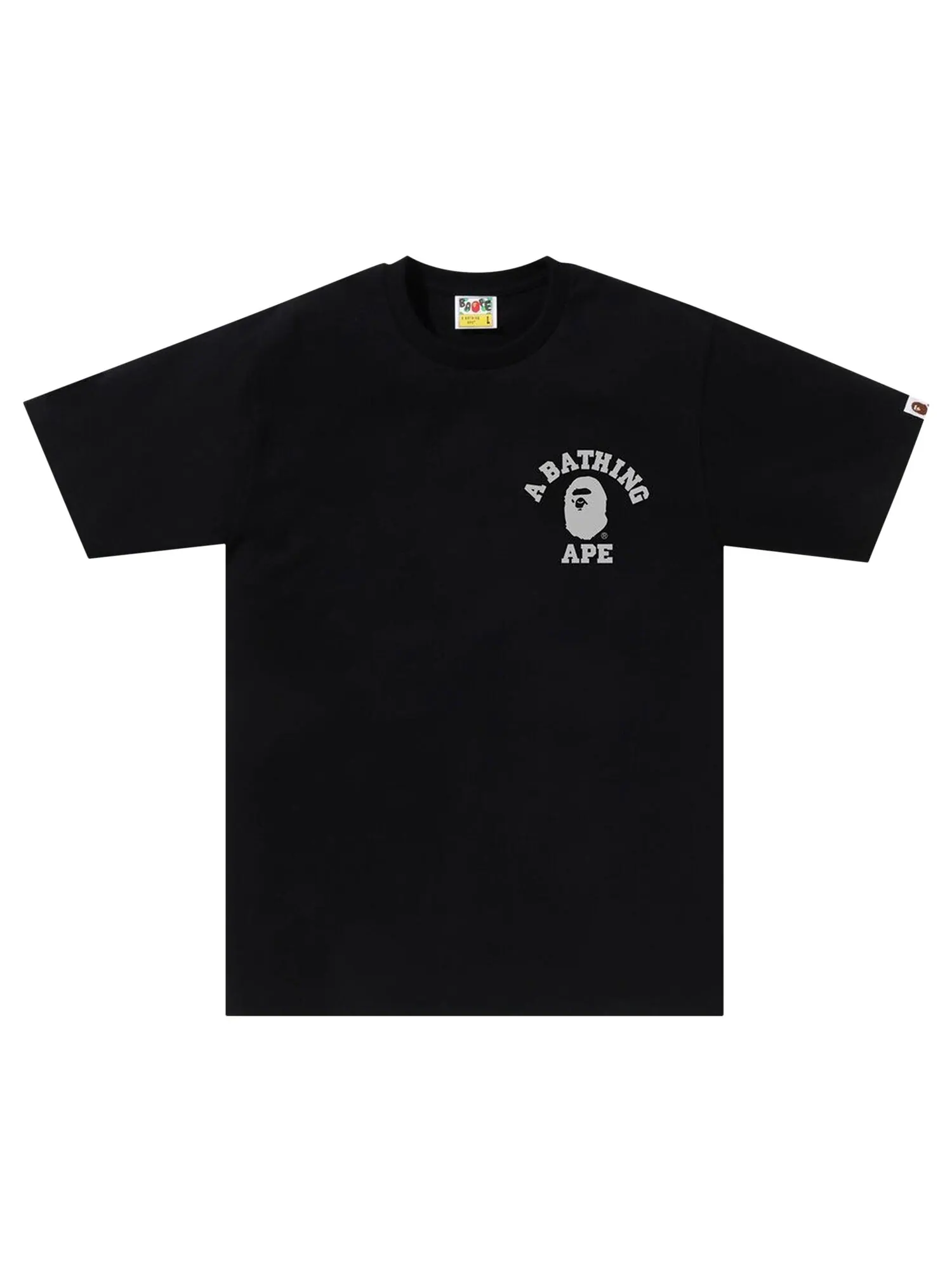 Футболка BAPE Honeycomb College ATS Черный/Серый