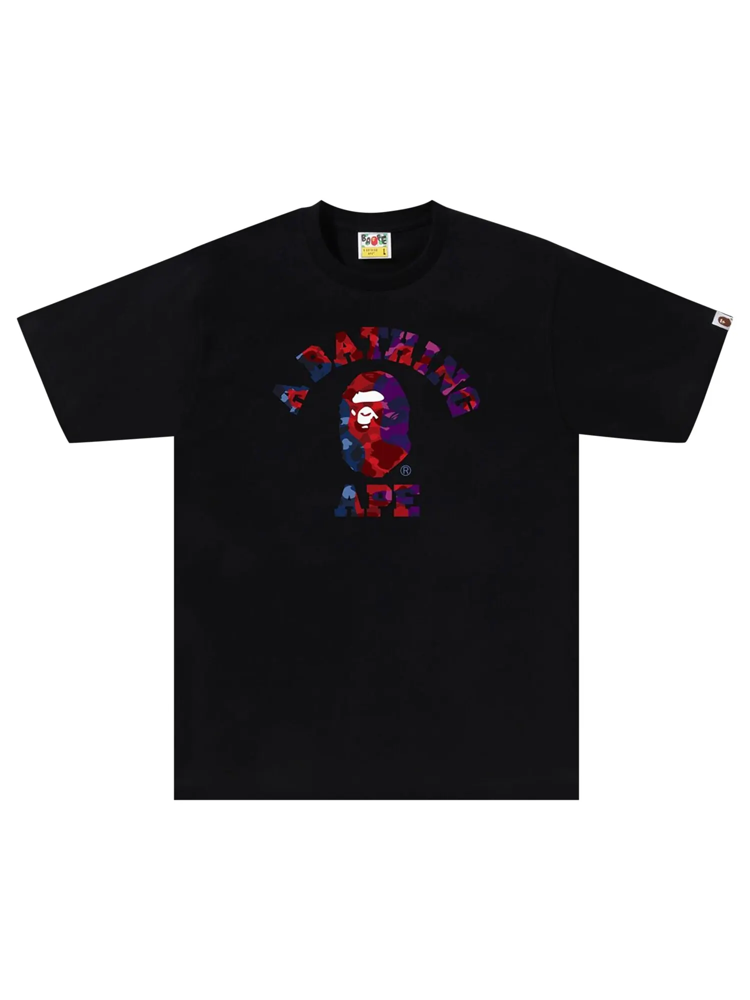 Футболка BAPE Color Camo Crazy College