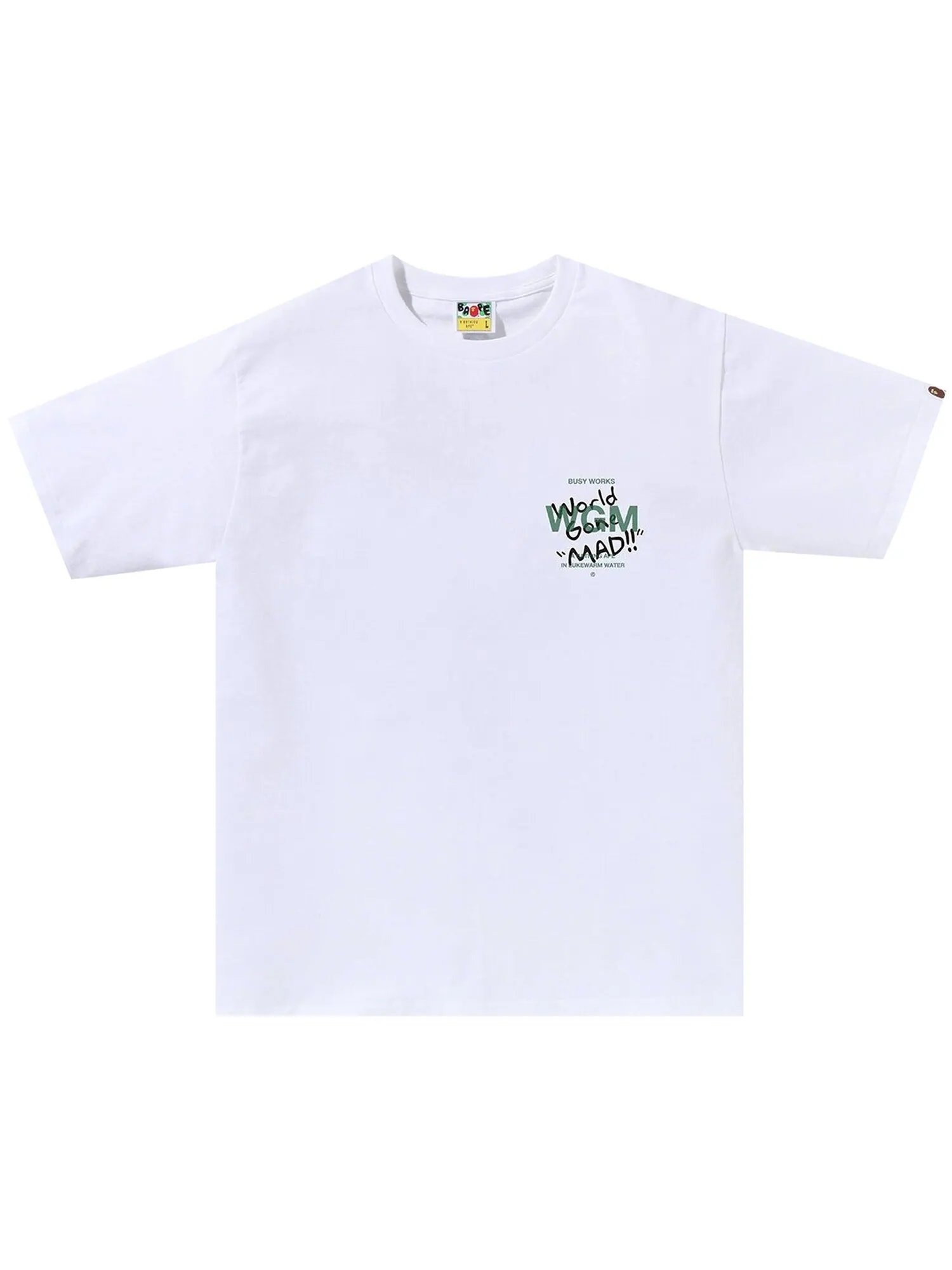 BAPE Woodland Camo WGM Футболка с головой обезьяны