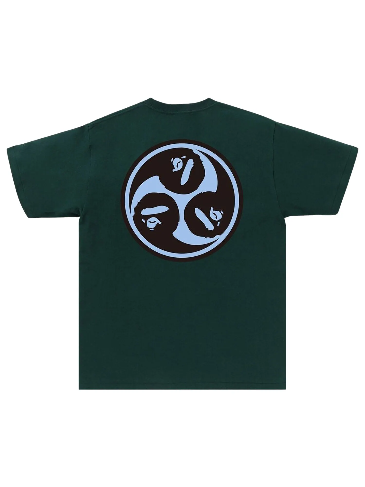 Футболка BAPE Japan Culture Mitsudomoe — изображение 2 из 2, зеленый