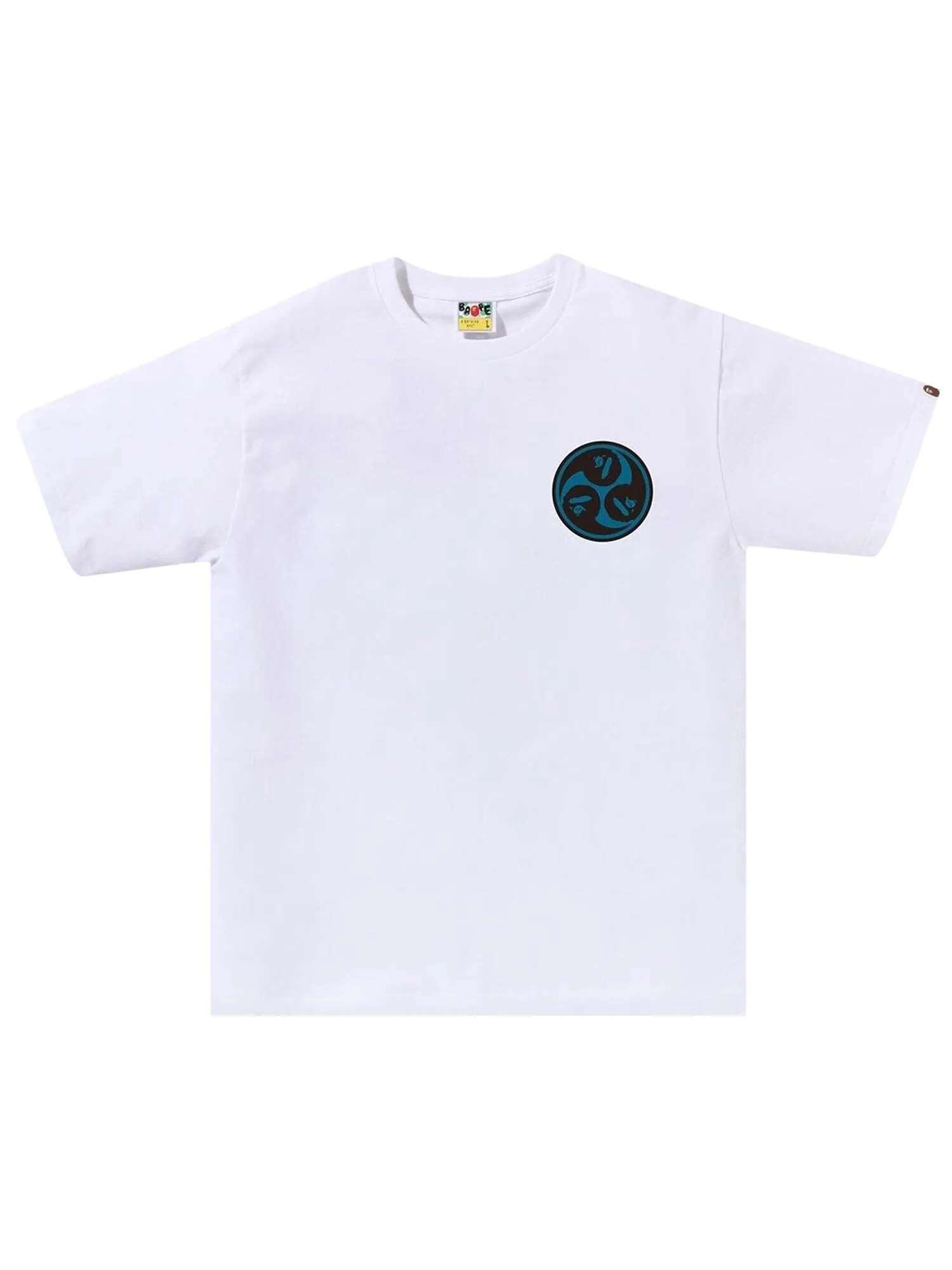 BAPE Japan Culture Mitsudomoe Футболка Белая