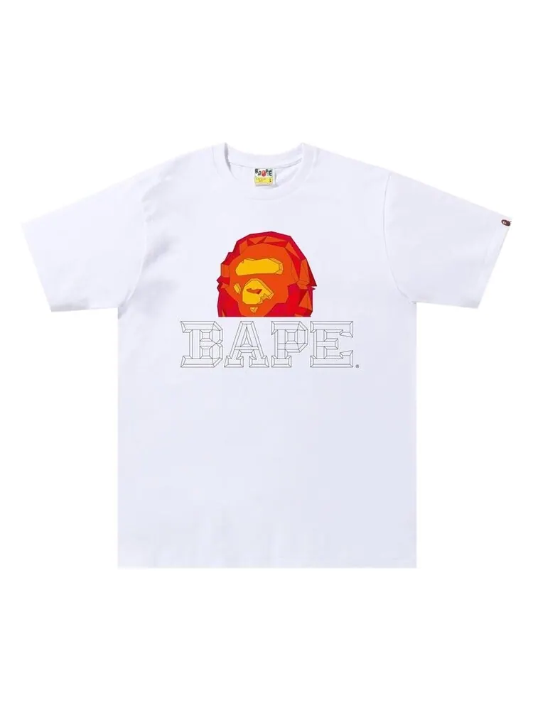 Футболка BAPE Polygon Ape Head Tee 'White' — изображение 1 из 1, белый