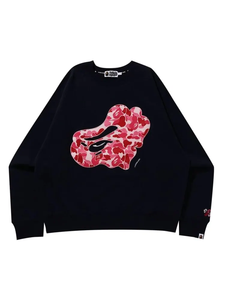 Толстовка BAPE ABC Camo Patch Relaxed Fit Crewneck — изображение 1 из 1, синий