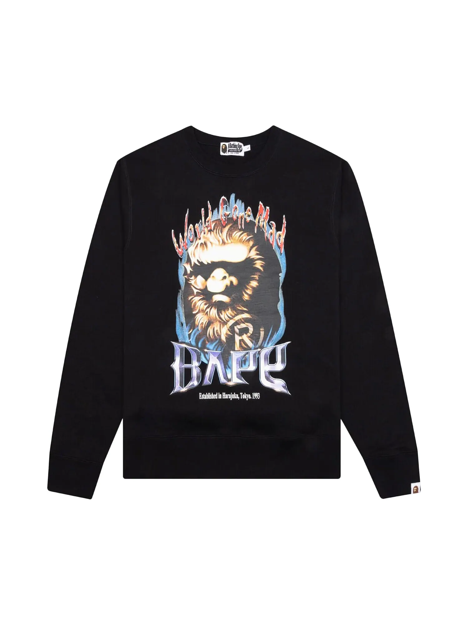 BAPE Круглый вырез с головой обезьяны