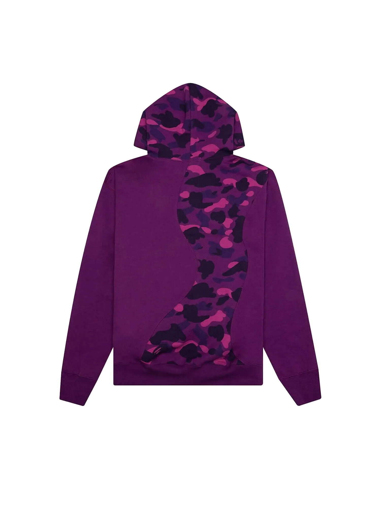 Толстовка свободного покроя BAPE Color Camo College Cutting Фиолетовый — изображение 2 из 2