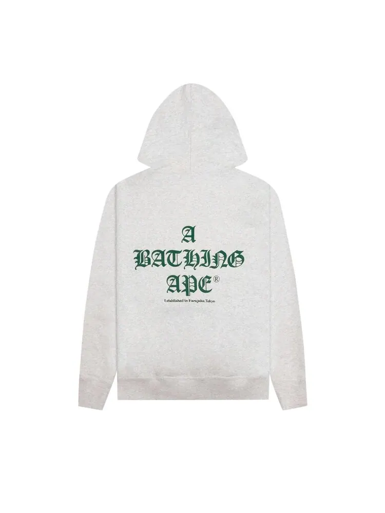 Худи BAPE A Bathing Ape Pullover 'Grey' — изображение 2 из 2, серый