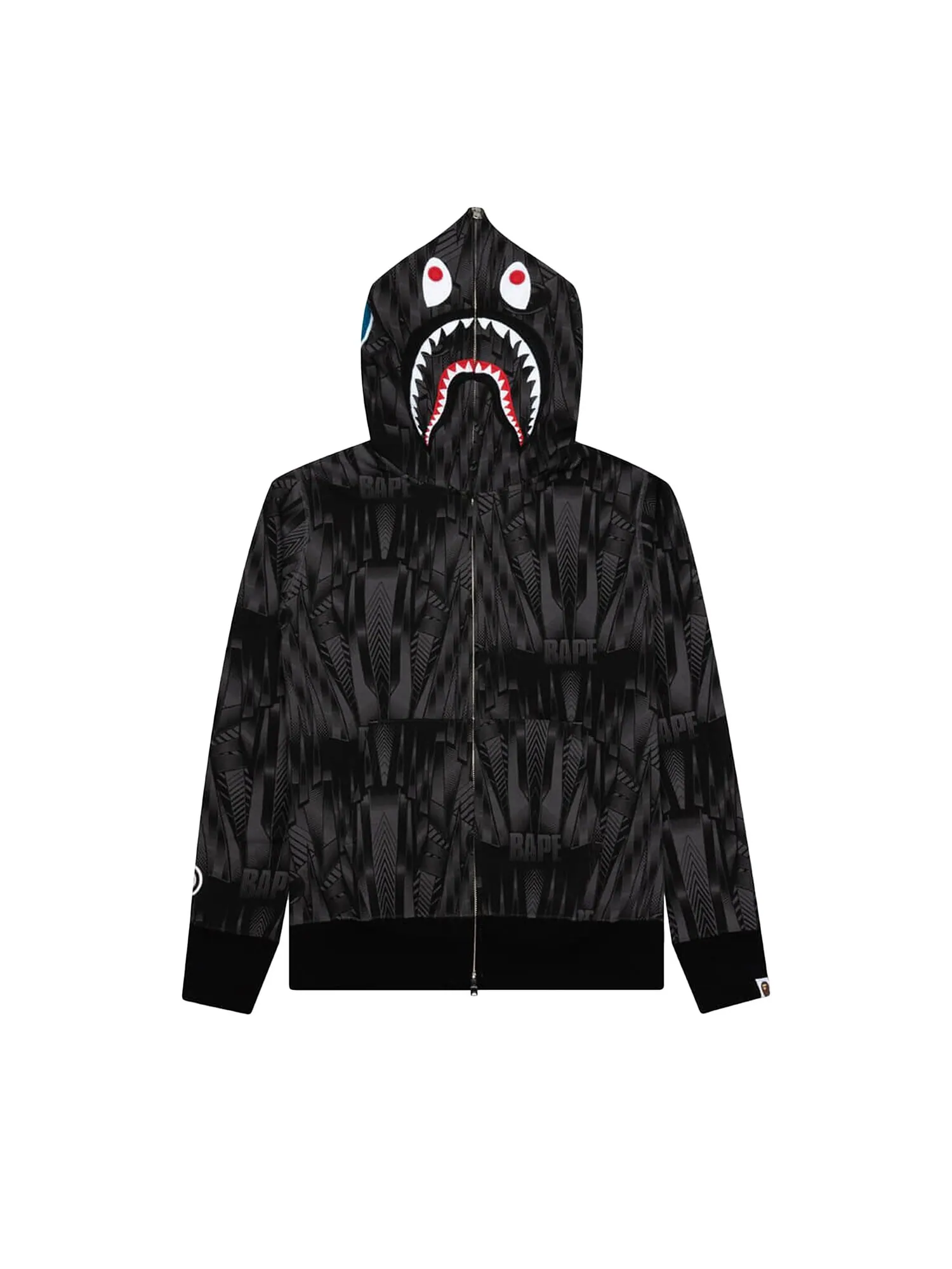 BAPE Speed Racer Shark Толстовка на молнии во всю длину