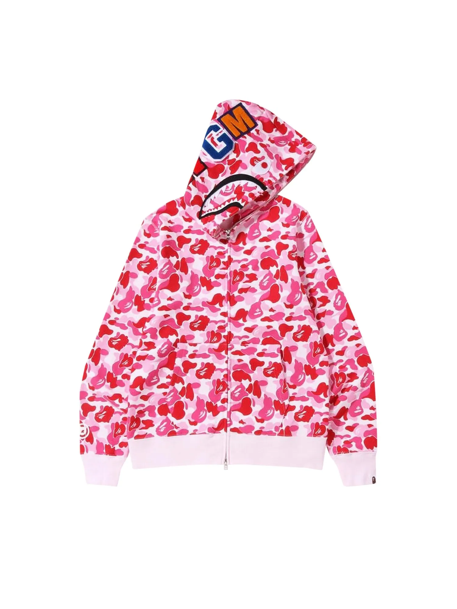 BAPE ABC Толстовка с капюшоном на молнии с камуфляжным рисунком
