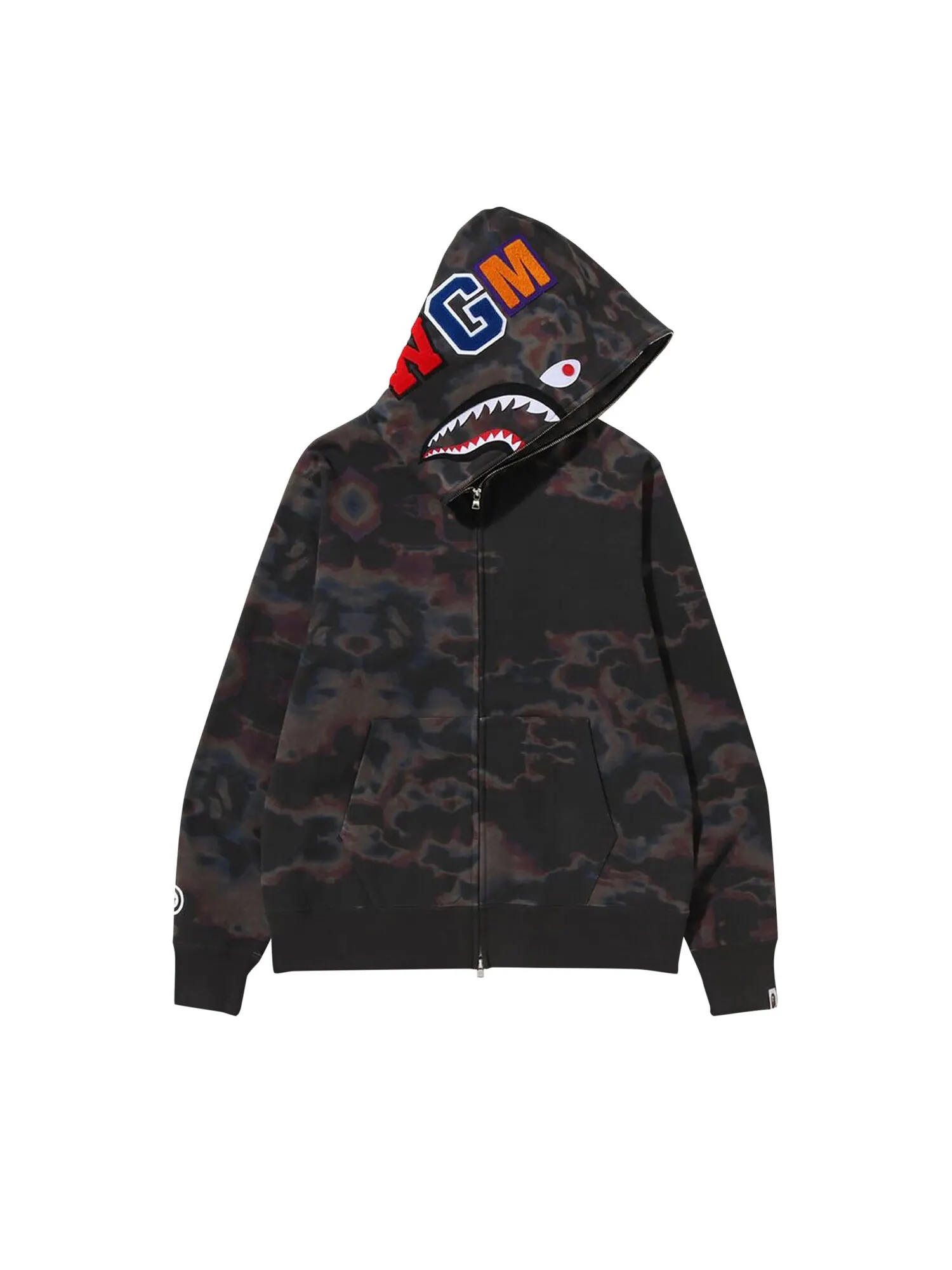 BAPE Thermography Shark Толстовка на молнии во всю длину