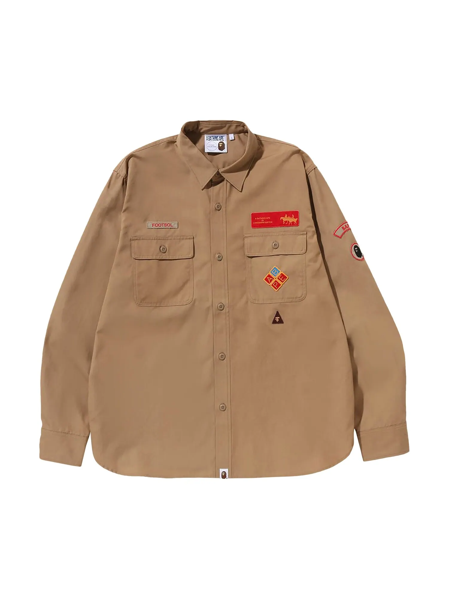 Рубашка свободного кроя BAPE Boyscout