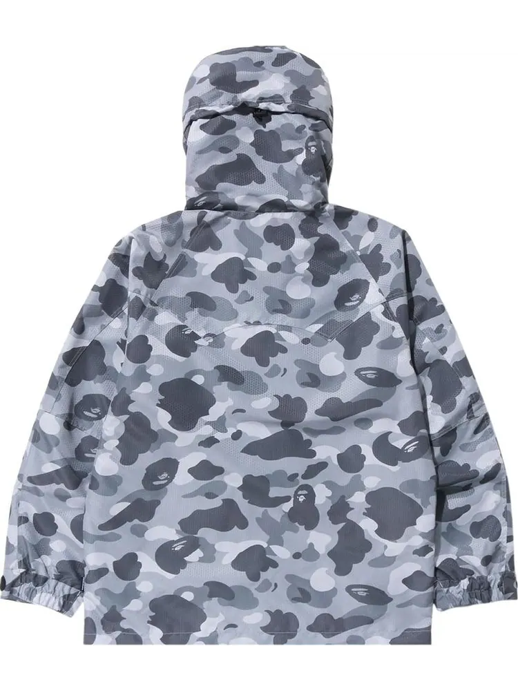 Куртка BAPE Honeycomb Camo Snowboard Jacket 'Grey' — изображение 2 из 3, серый
