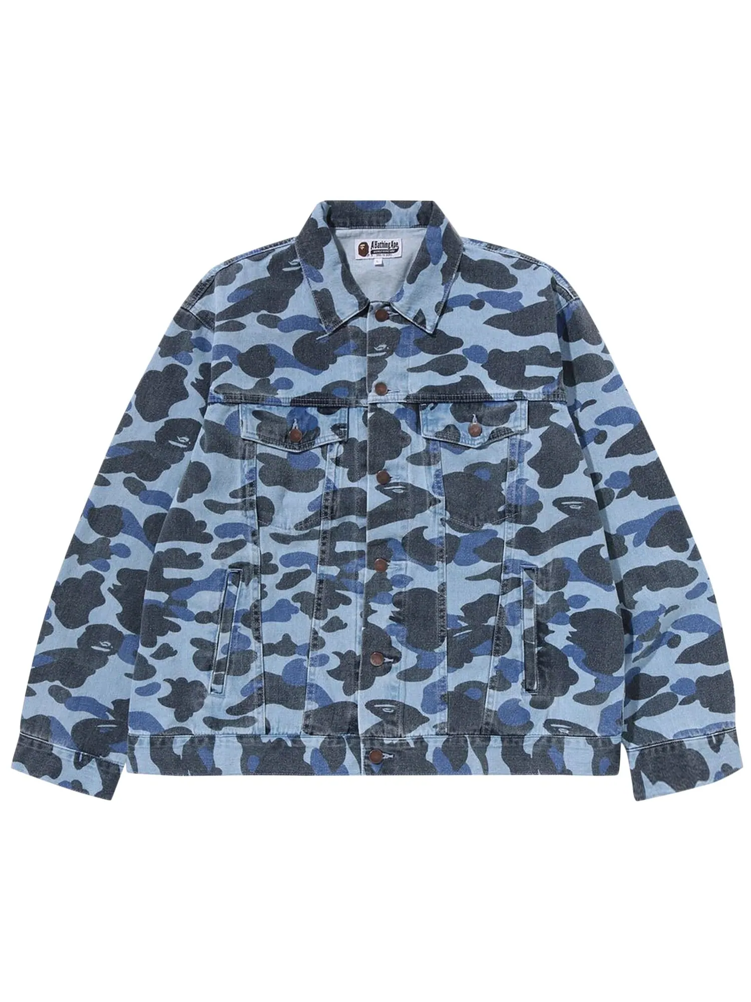 Джинсовая куртка BAPE Color Camo