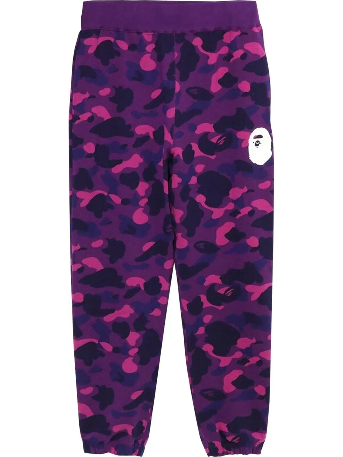 Брюки BAPE Color Camo Wide Fit Sweat Pants Purple — изображение 1 из 1, фиолетовый
