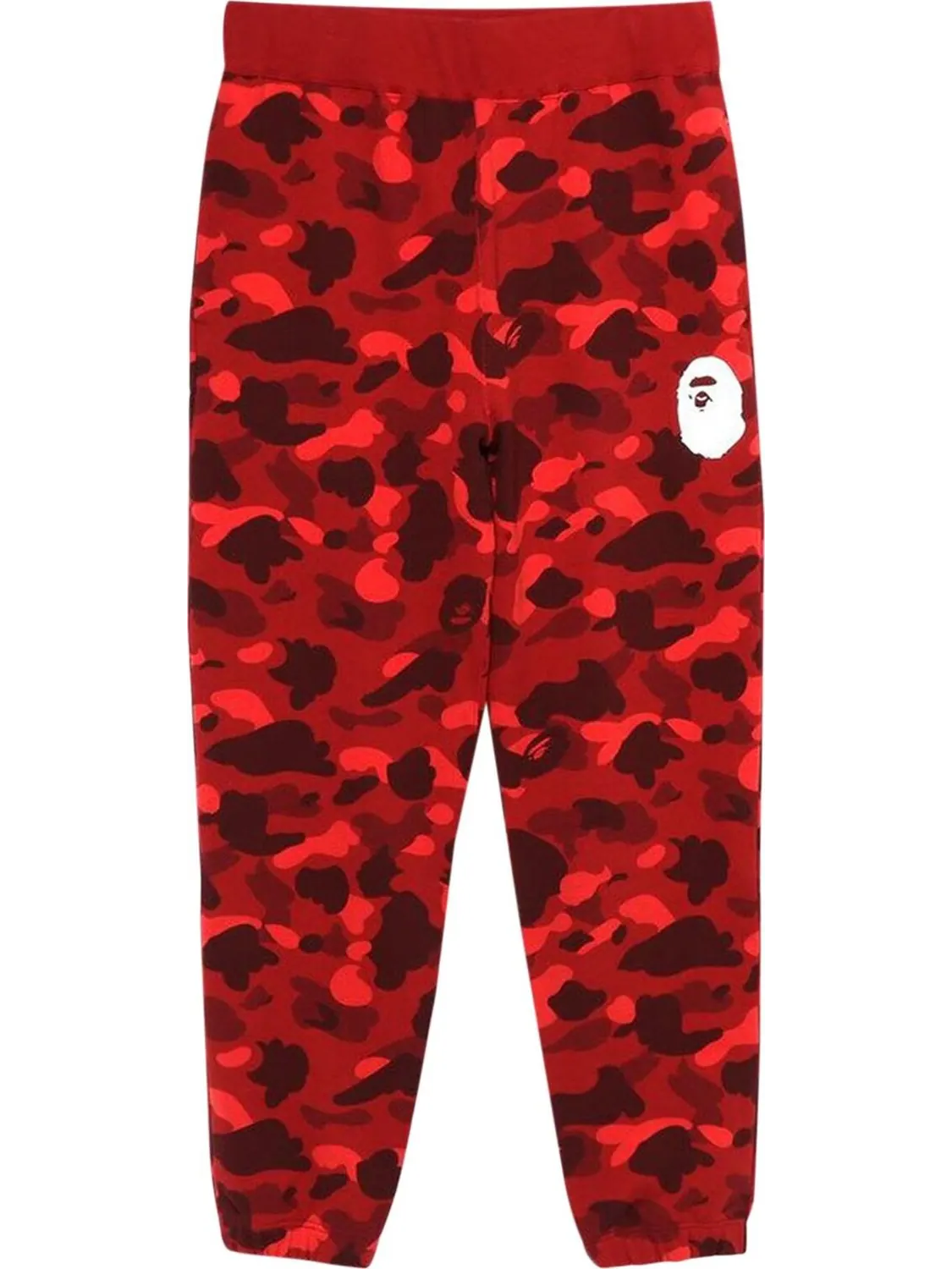 Брюки BAPE Color Camo Wide Fit Sweat Pants Red — изображение 1 из 1, красный