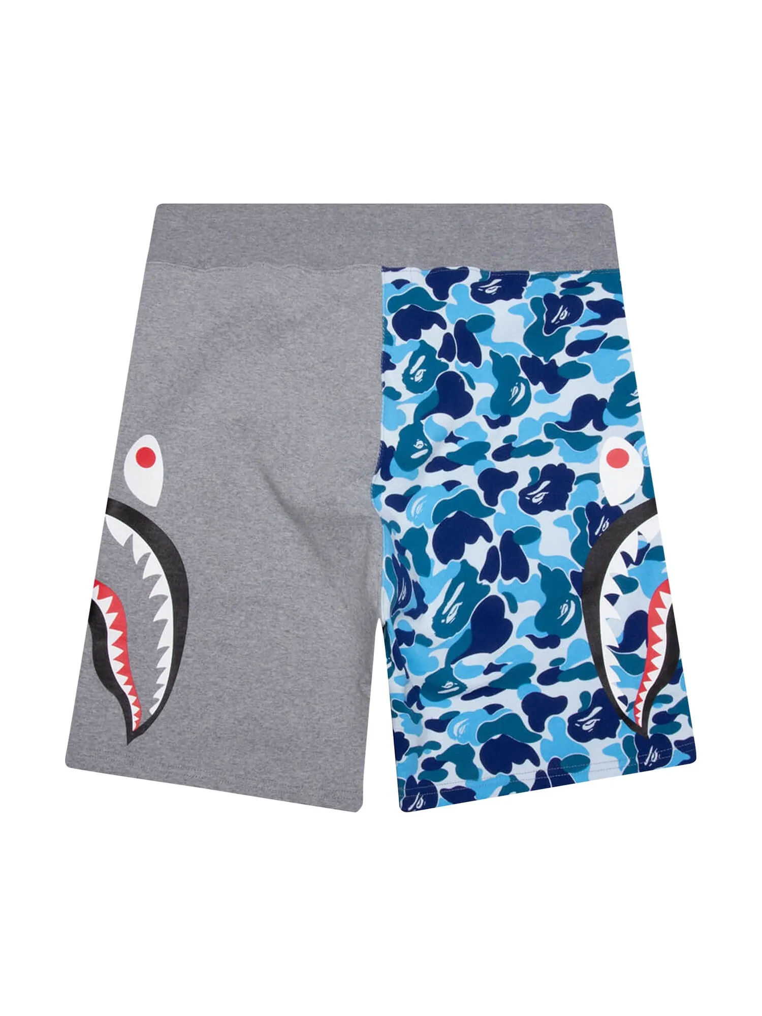 BAPE ABC Камуфляжные спортивные шорты с изображением акулы