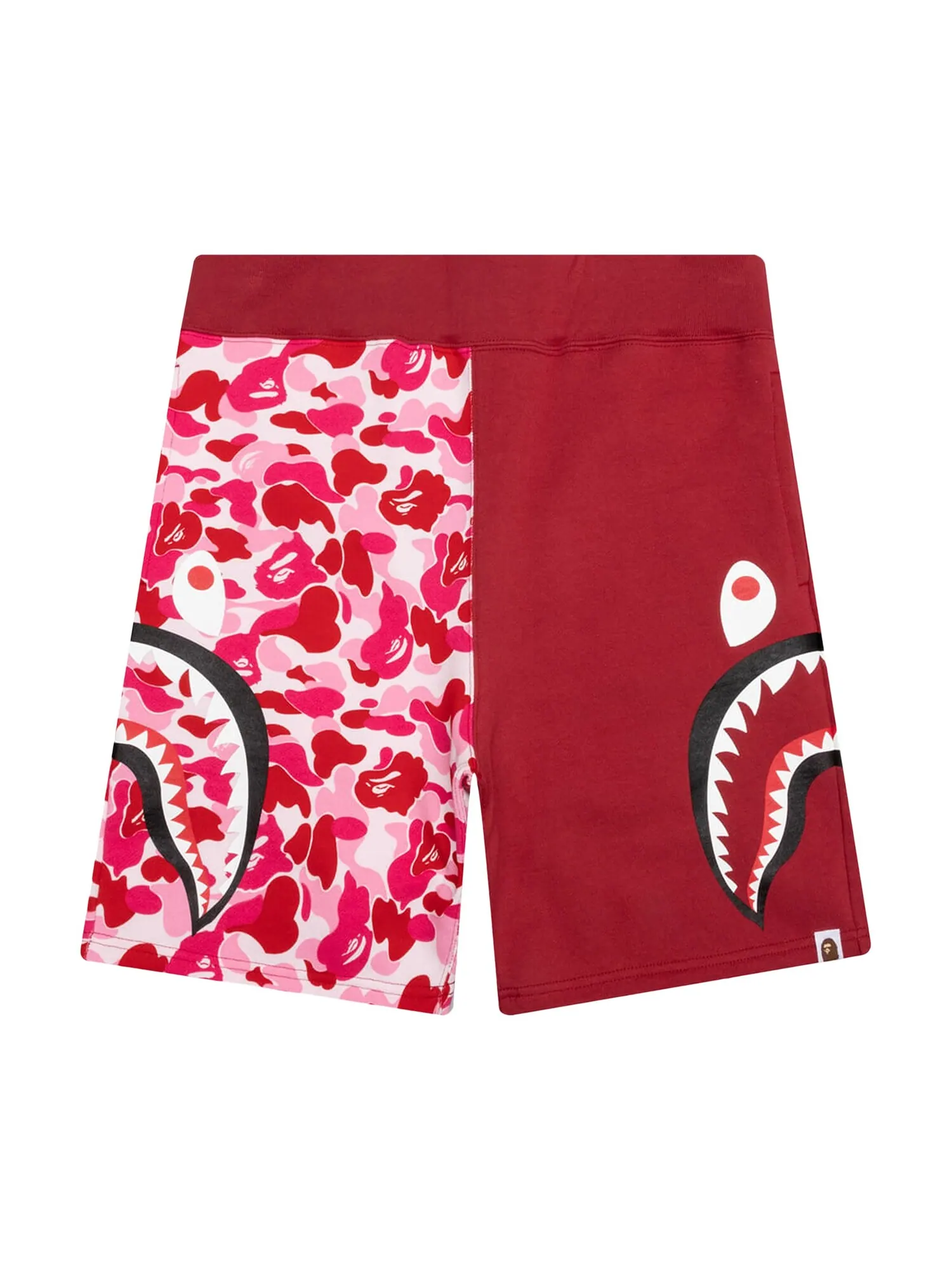BAPE ABC Камуфляжные спортивные шорты с изображением акулы