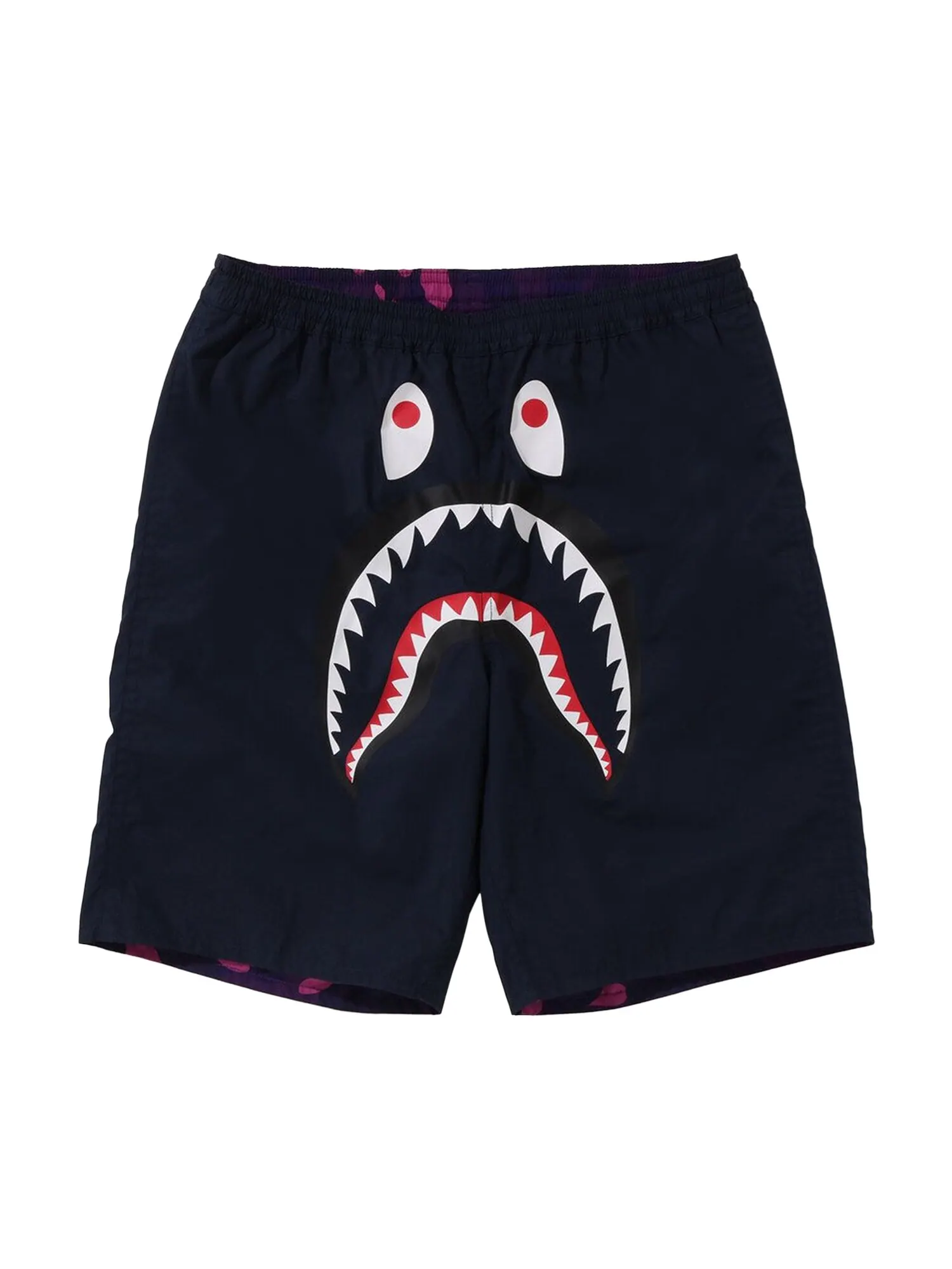 Двусторонние шорты BAPE Color Camo Shark — изображение 2 из 3, фиолетовый
