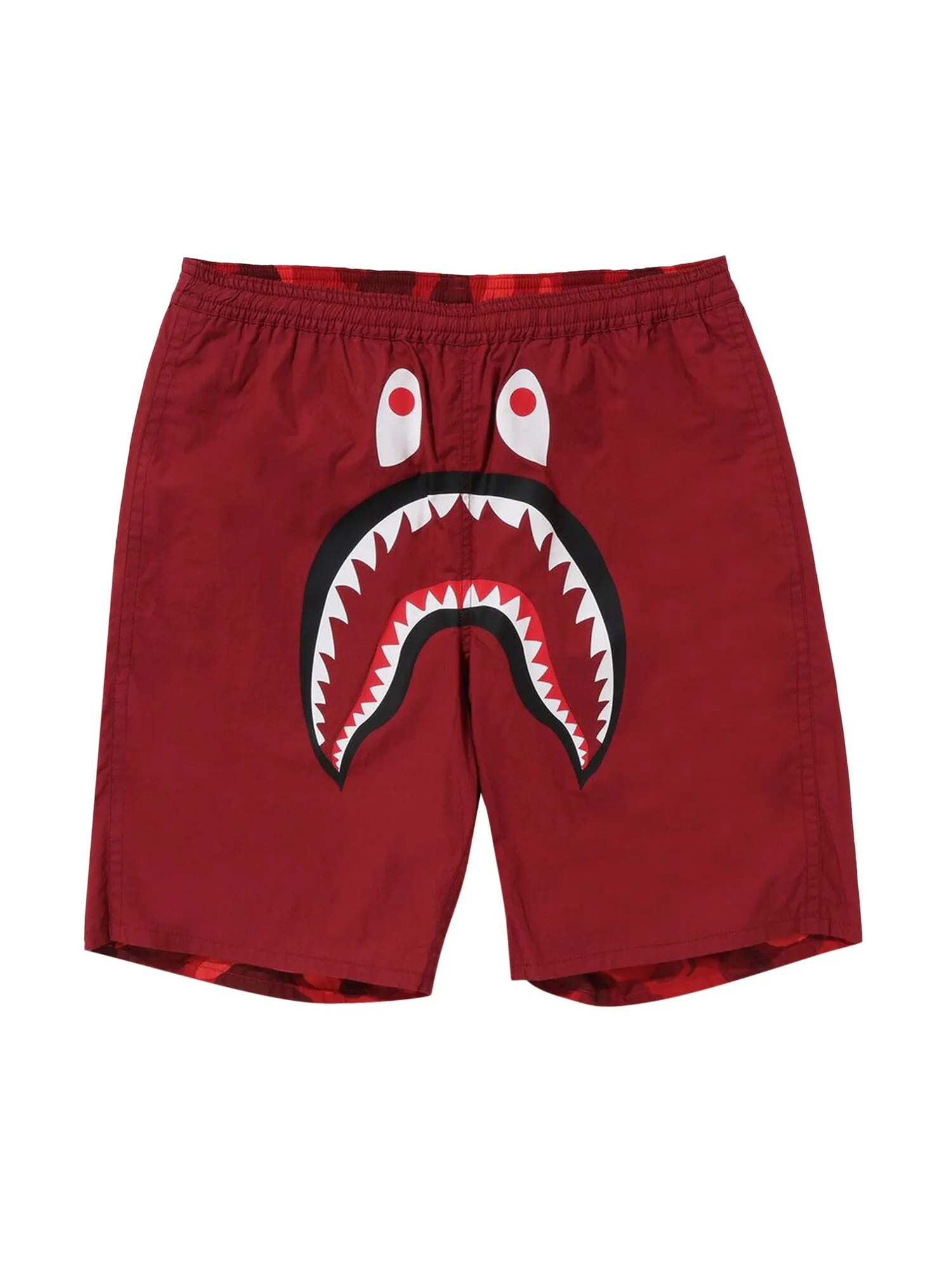 Двусторонние шорты BAPE Color Camo Shark — изображение 2 из 3, красные
