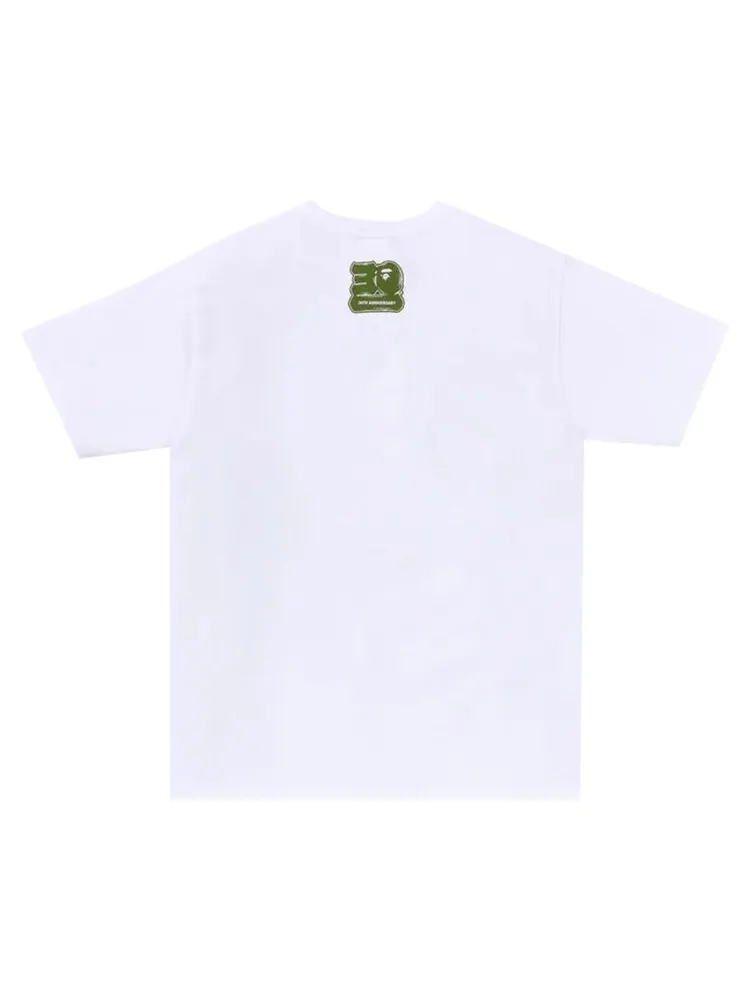 Футболка BAPE 30th Anniversary #1 'White/Green' — изображение 2 из 2, белый