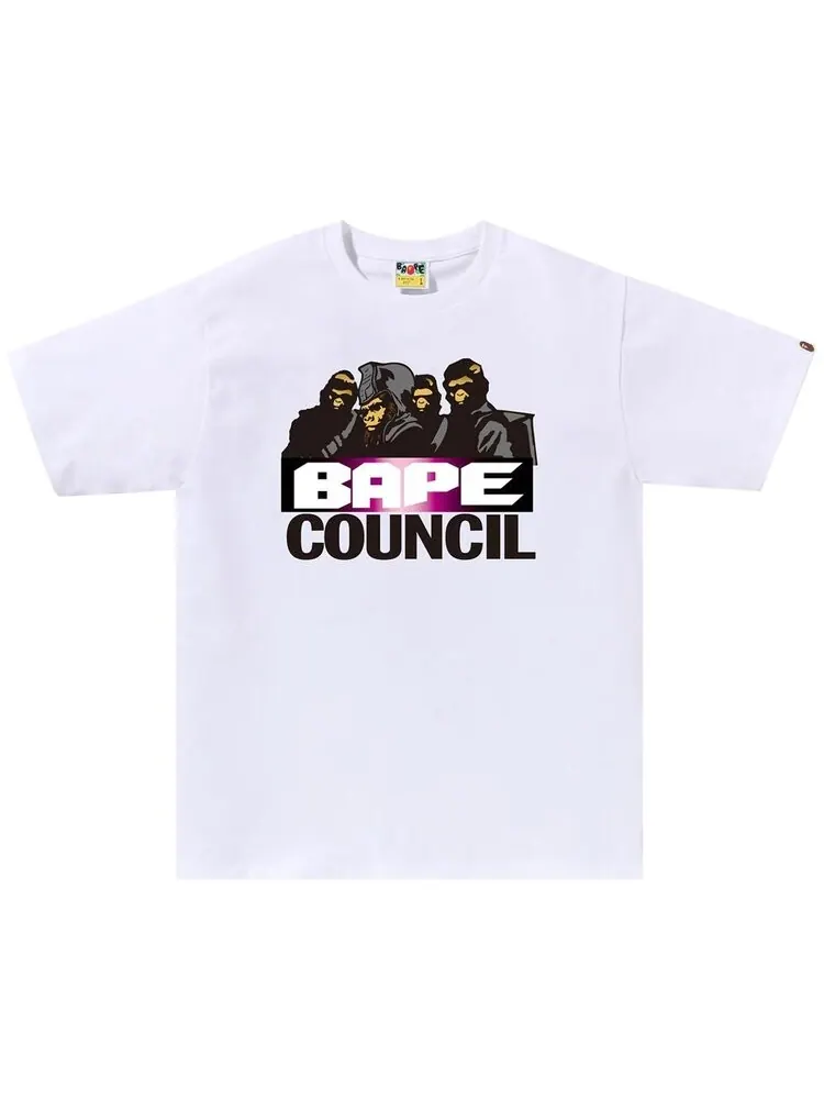 Футболка BAPE Council 'White' — изображение 1 из 1, белый