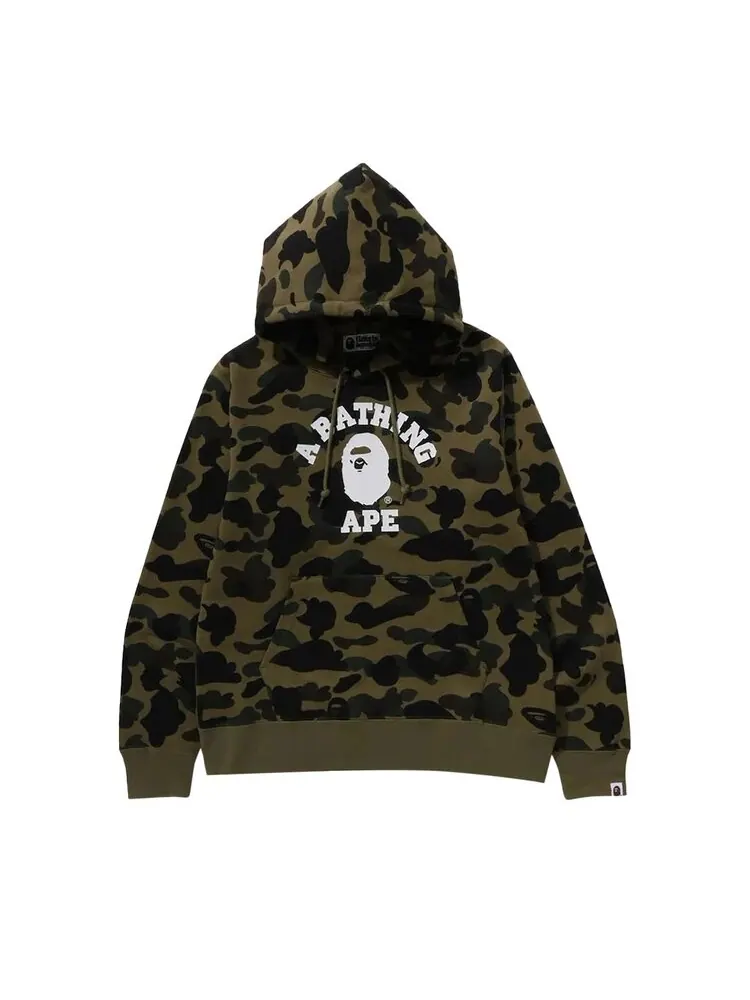 Худи BAPE 1st Camo Hoodie — изображение 1 из 1, зеленый