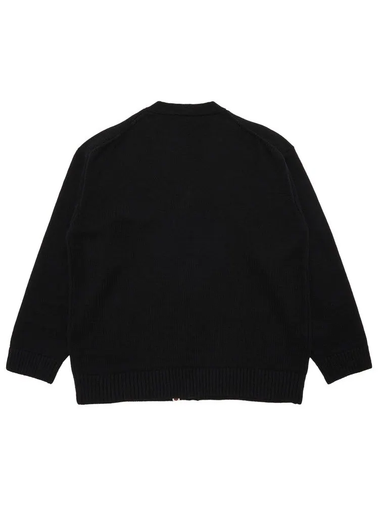 Кардиган GOAT Exclusive BAPE Knit College Cardigan Black — изображение 2 из 3, черный