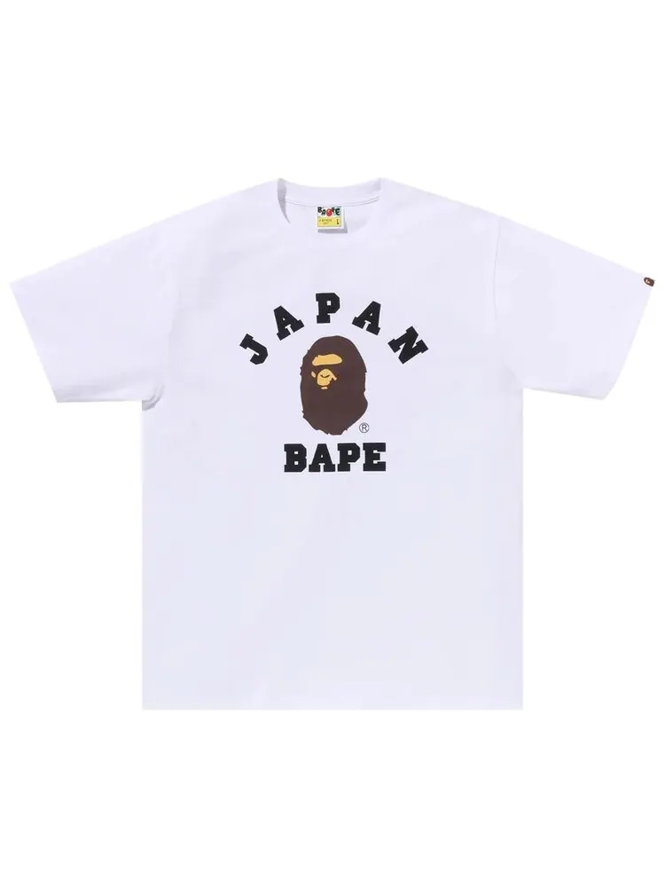 Футболка BAPE Japan College City 'White' — изображение 1 из 1, белый
