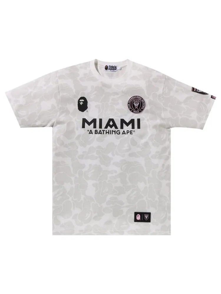 Футболка BAPE x Inter Miami CF Camo Tee — изображение 1 из 2, белый
