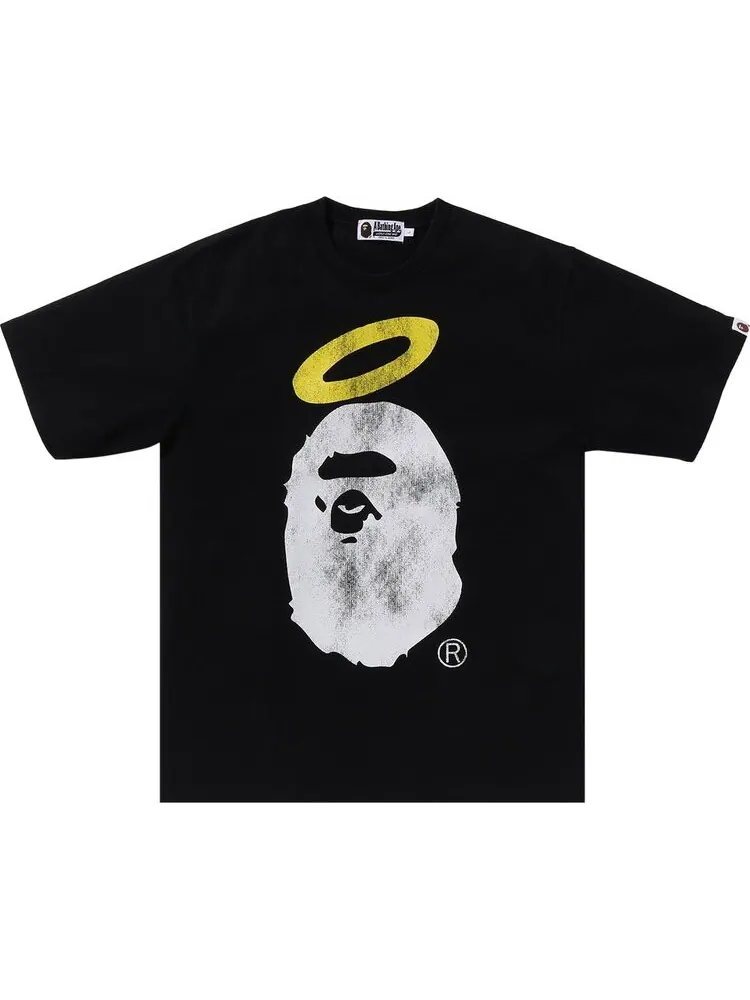 Футболка BAPE x Union Pigment Dyed Ape Head 'Black' — изображение 1 из 2, черный