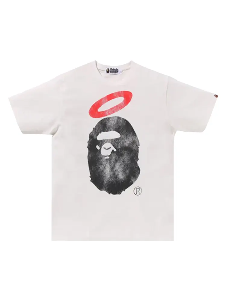 Футболка BAPE x Union Pigment Dyed Ape Head 'White' — изображение 1 из 2, белый