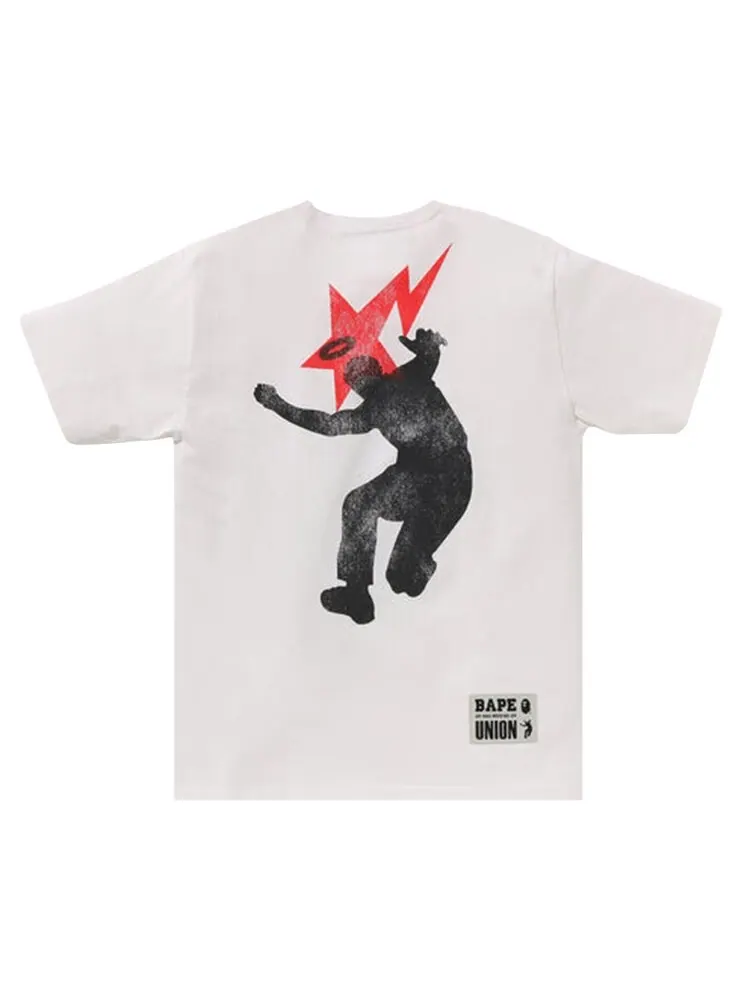 Футболка BAPE x Union Pigment Dyed Ape Head 'White' — изображение 2 из 2, белый