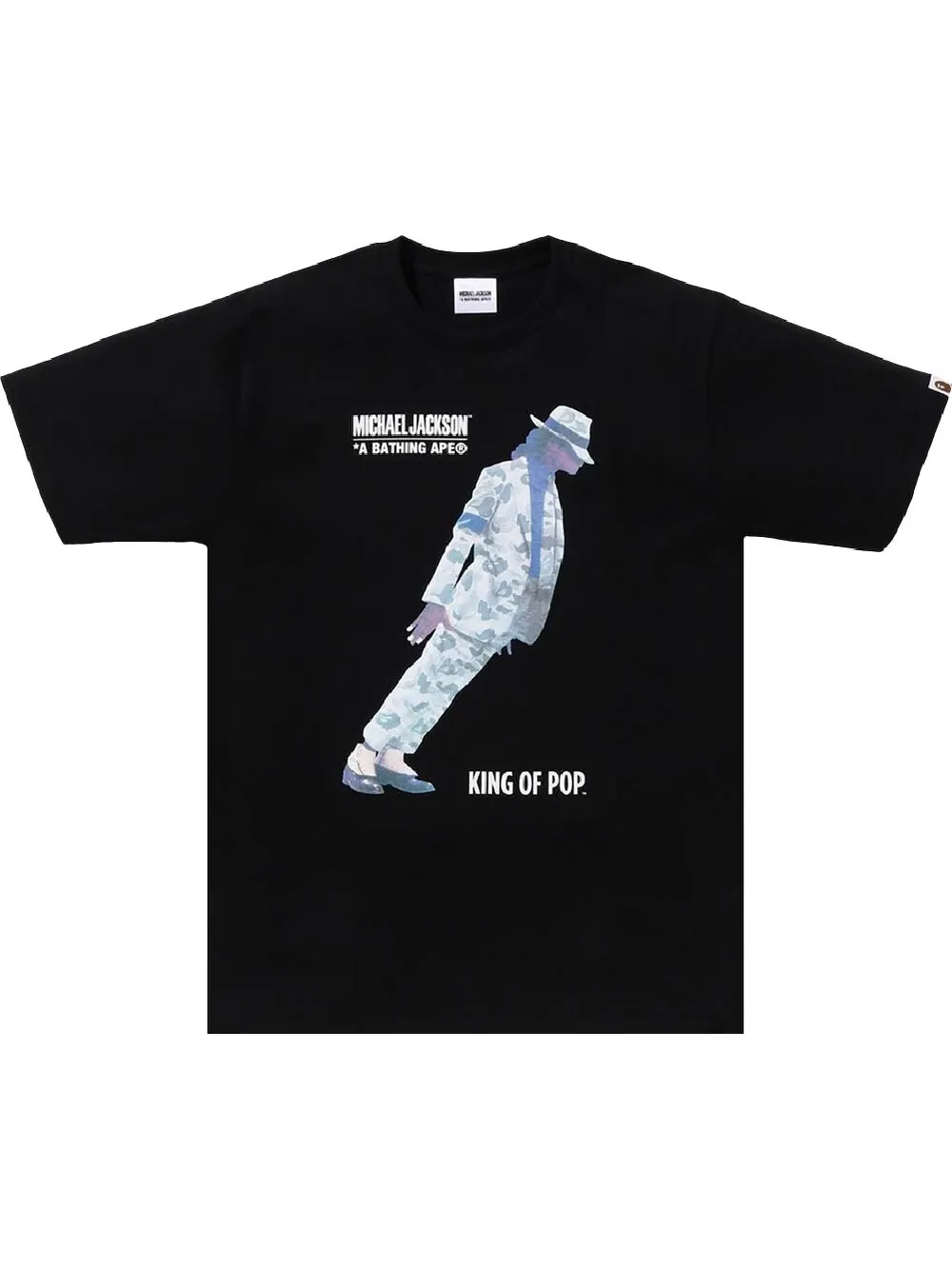 Футболка BAPE x Michael Jackson — изображение 1 из 2, черный