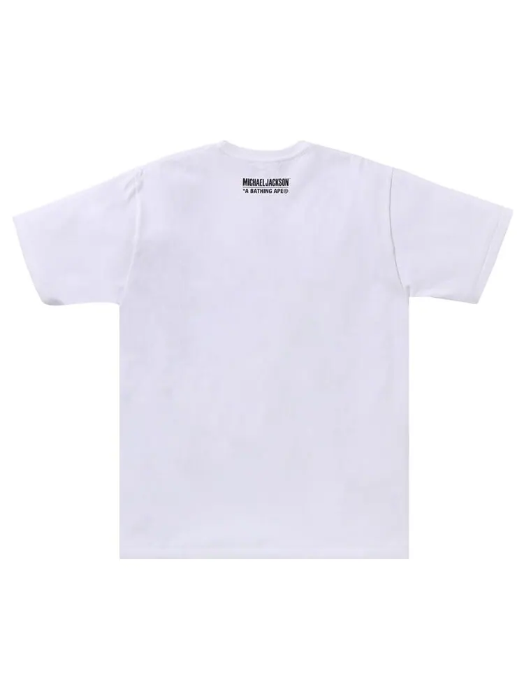 Футболка BAPE x Michael Jackson 'White' — изображение 2 из 2, белый