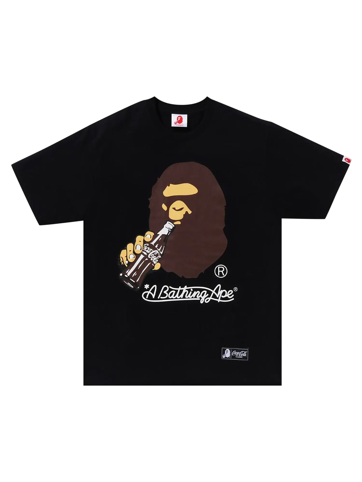 Футболка BAPE x Coca-Cola Ape Head