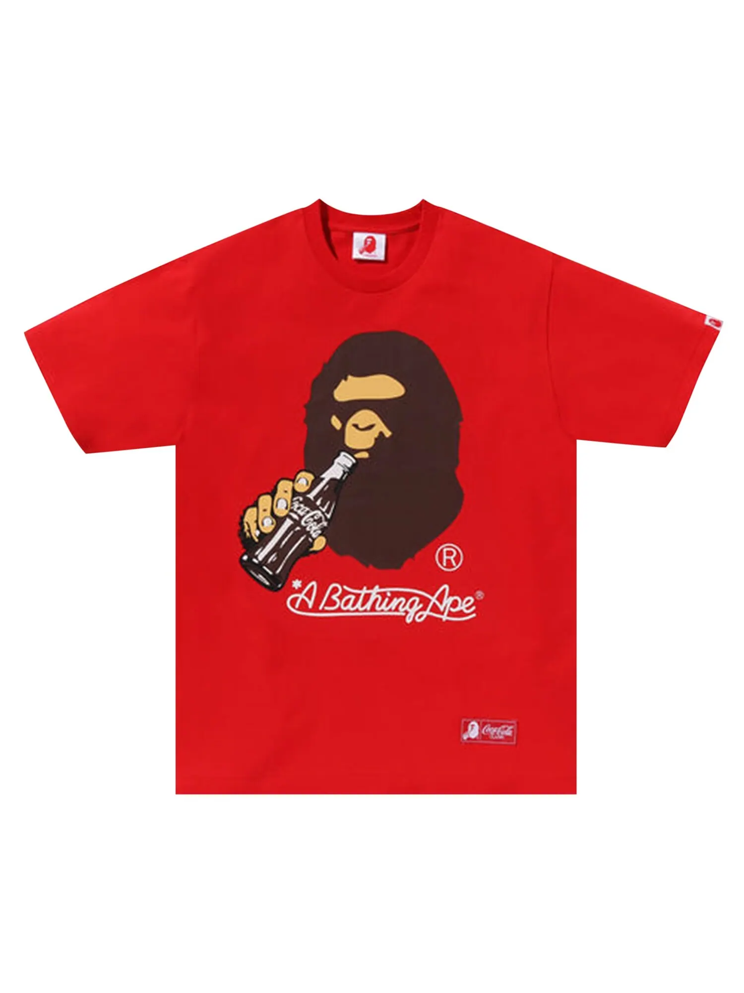 Футболка BAPE x Coca-Cola Ape Head