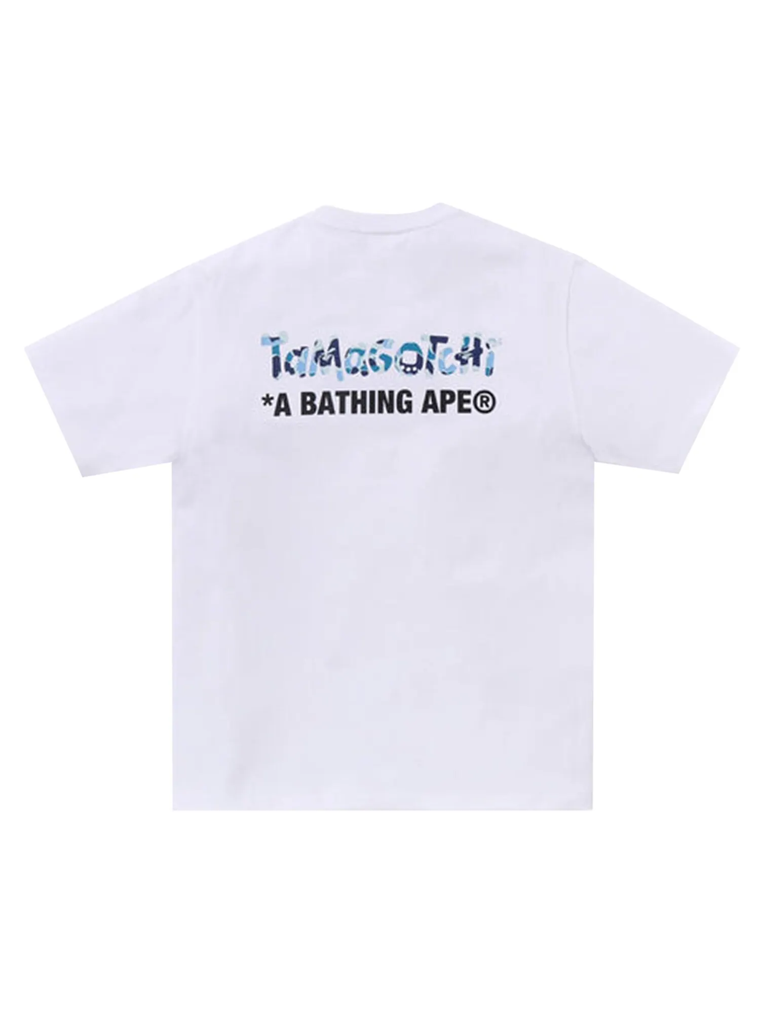 Футболка BAPE x Tamagotchi #2 Бело-синяя — изображение 2 из 2, белый/синий