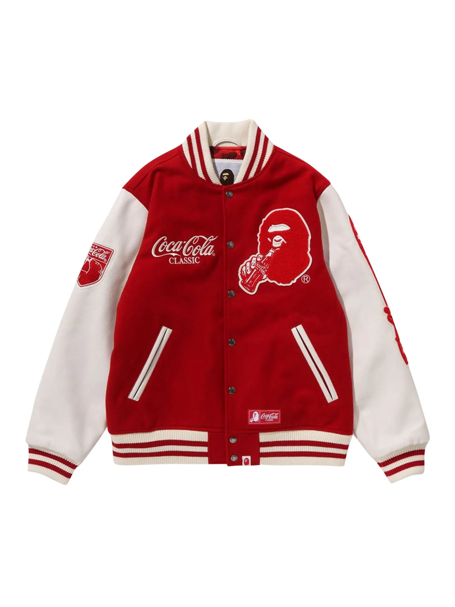 Университетская куртка BAPE x Coca-Cola