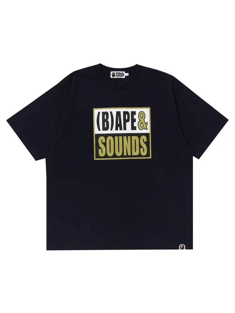 Футболка BAPE Sounds Logo Tee — изображение 1 из 1, темно-синий