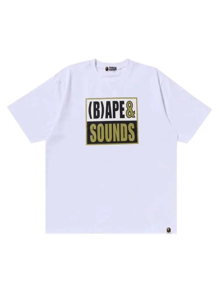 Футболка BAPE Sounds Logo Tee — изображение 1 из 1, белый