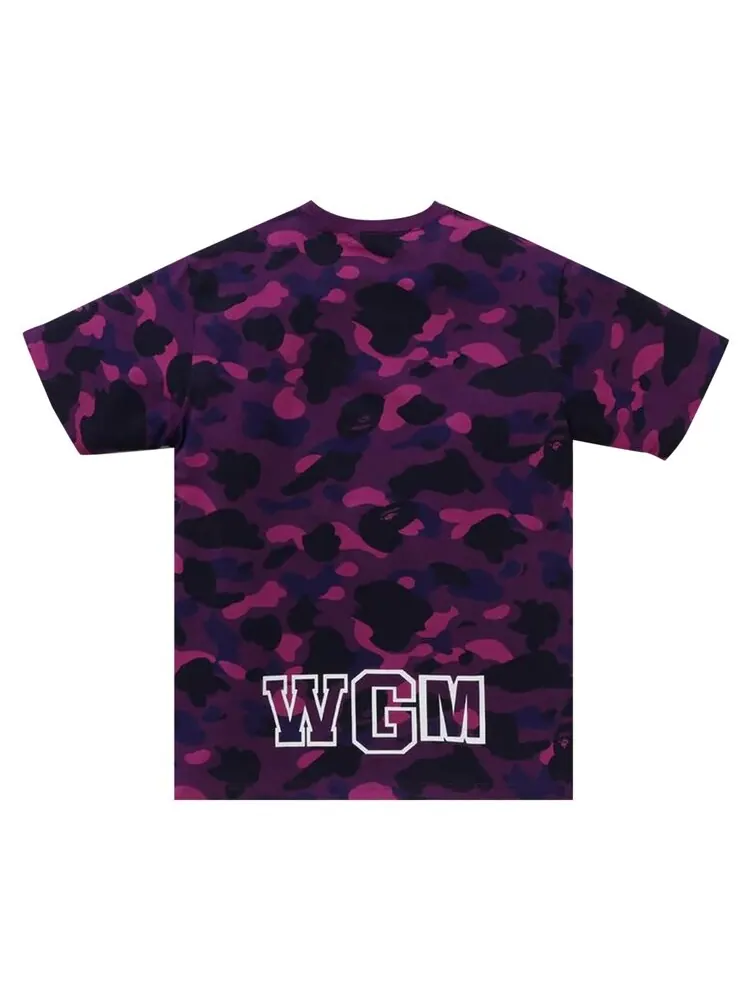 Футболка BAPE Color Camo Shark 'Purple' — изображение 2 из 2, фиолетовый
