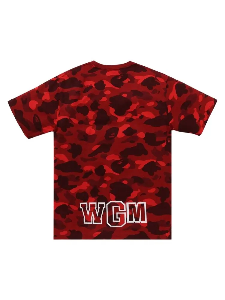 Футболка BAPE Color Camo Shark 'Red' — изображение 2 из 2, красный