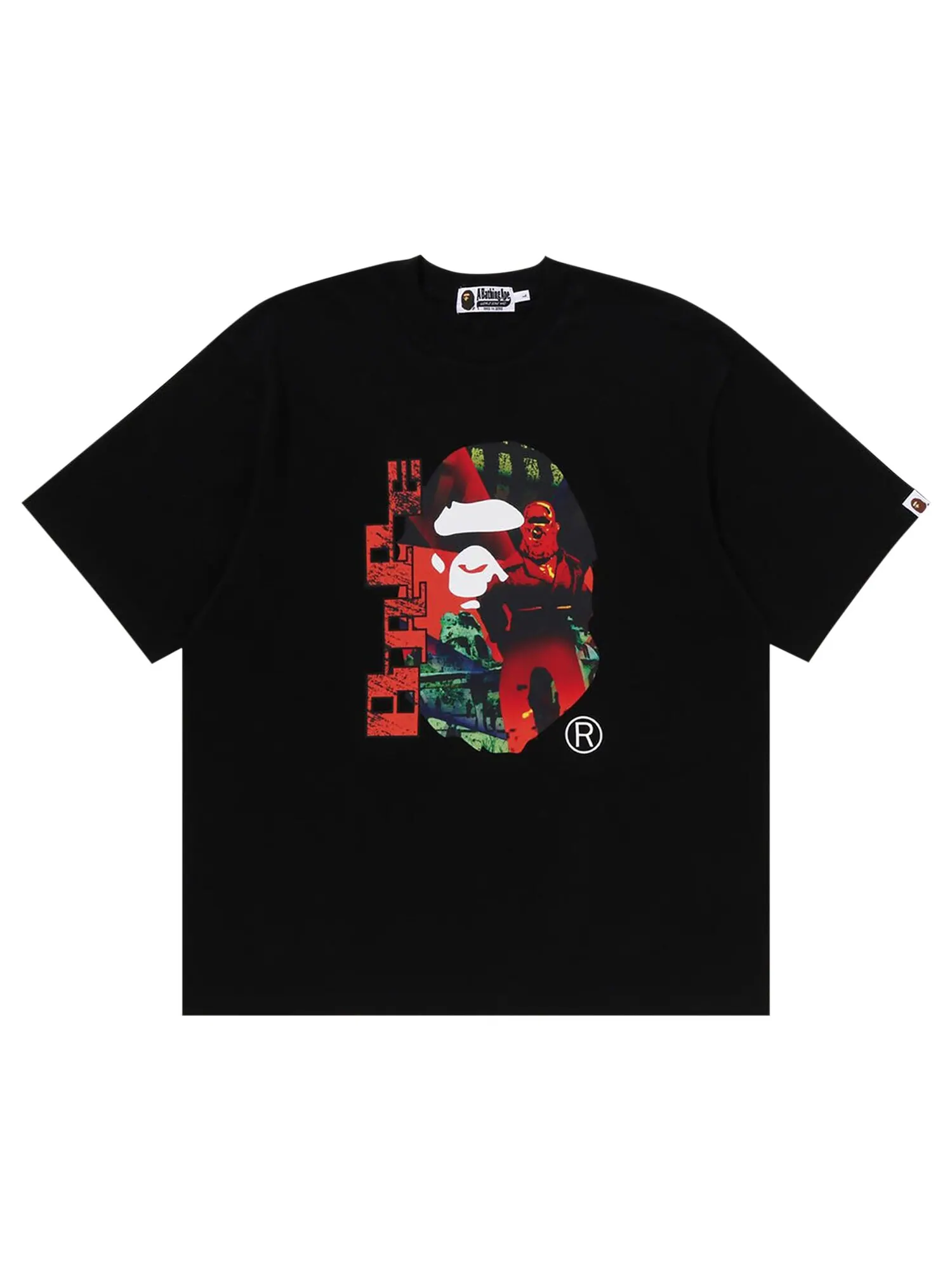 Футболка с рисунком BAPE Head