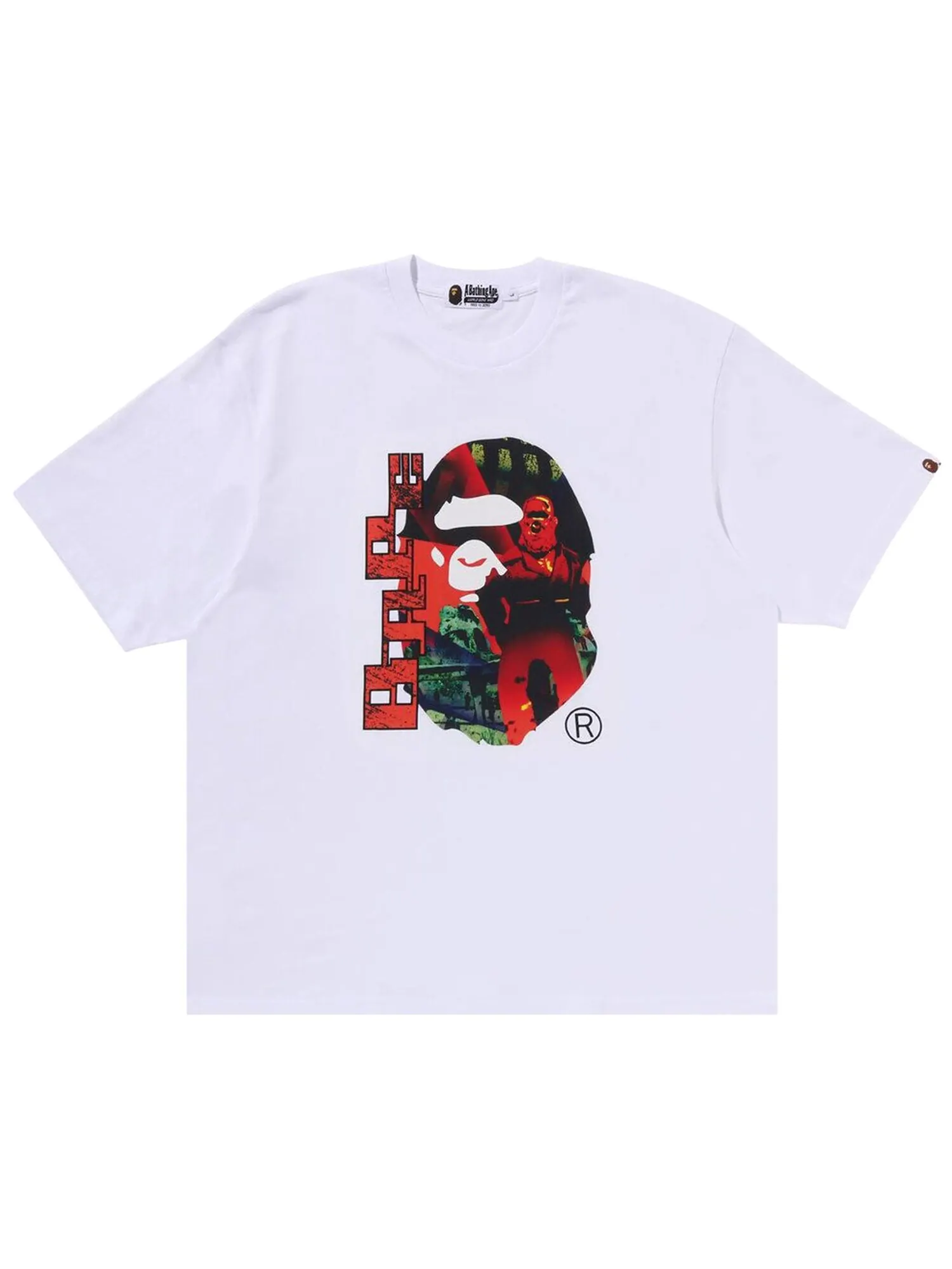 Футболка с рисунком BAPE Head