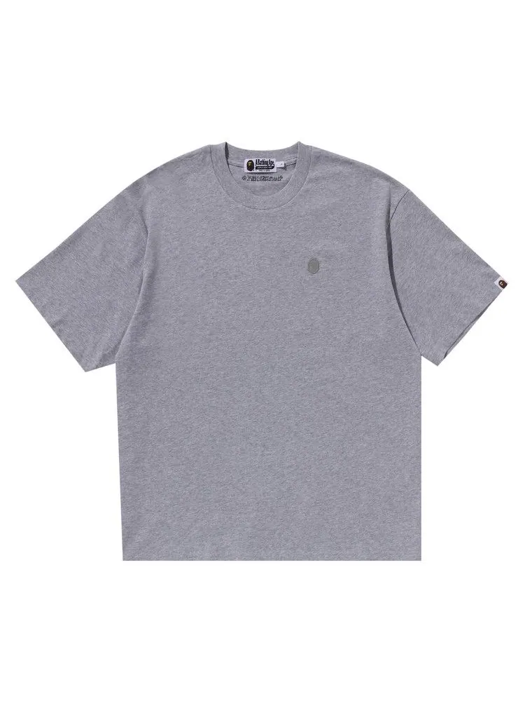Футболка BAPE Tonal Ape Head One Point Tee — изображение 1 из 1, серый