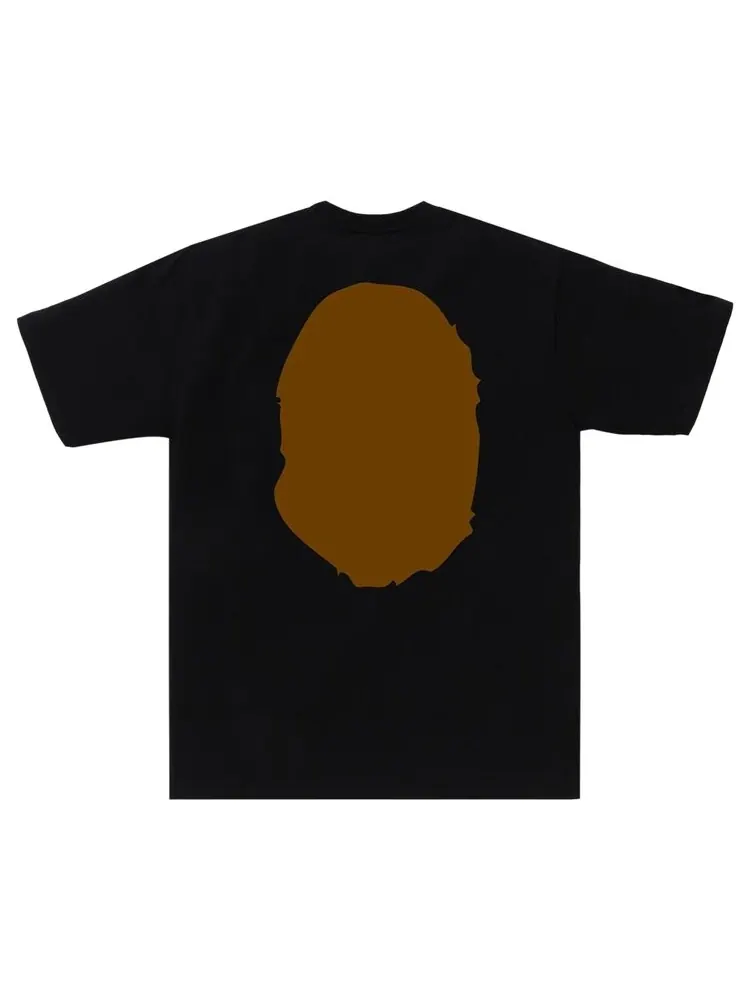 Футболка BAPE Big Ape Head 'Black' — изображение 2 из 2, черный