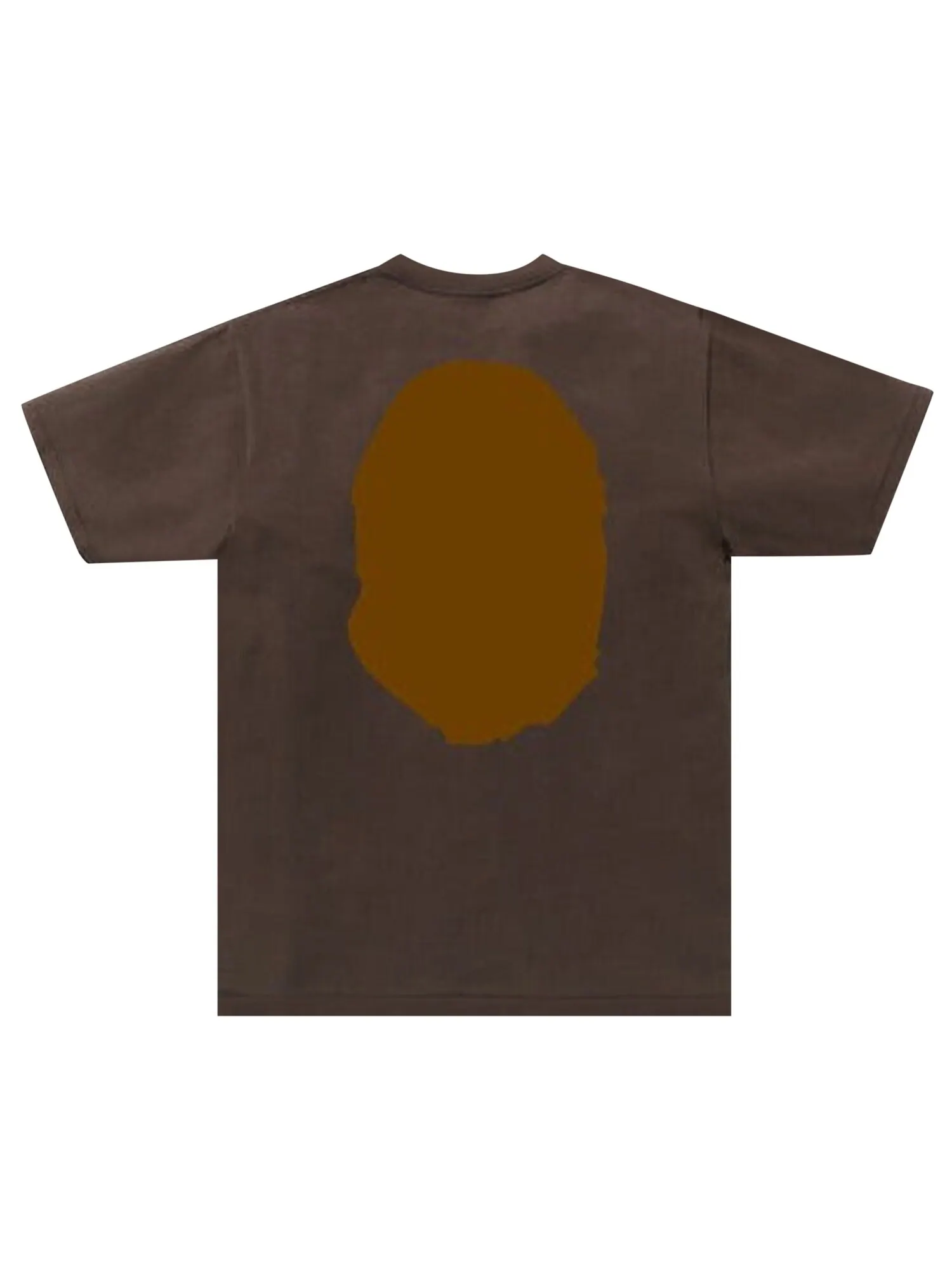 BAPE Футболка Big Ape Head — изображение 2 из 2, коричневый