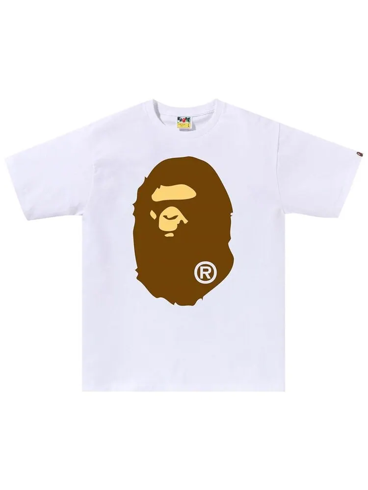 Футболка BAPE Big Ape Head 'White' — изображение 1 из 2, белый