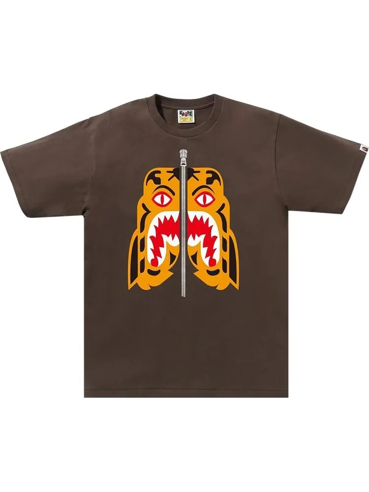 Футболка BAPE Tiger 'Brown' — изображение 1 из 1, коричневый