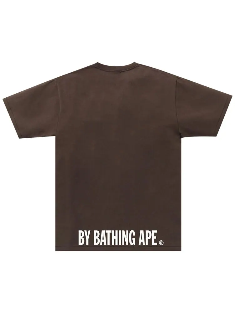 Футболка BAPE Ape Face Sta Tee — изображение 2 из 2, коричневый